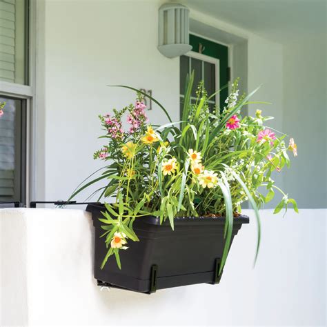 metal rail planter bracket|adjustable deck rail planter brackets.